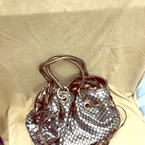 Leather tote